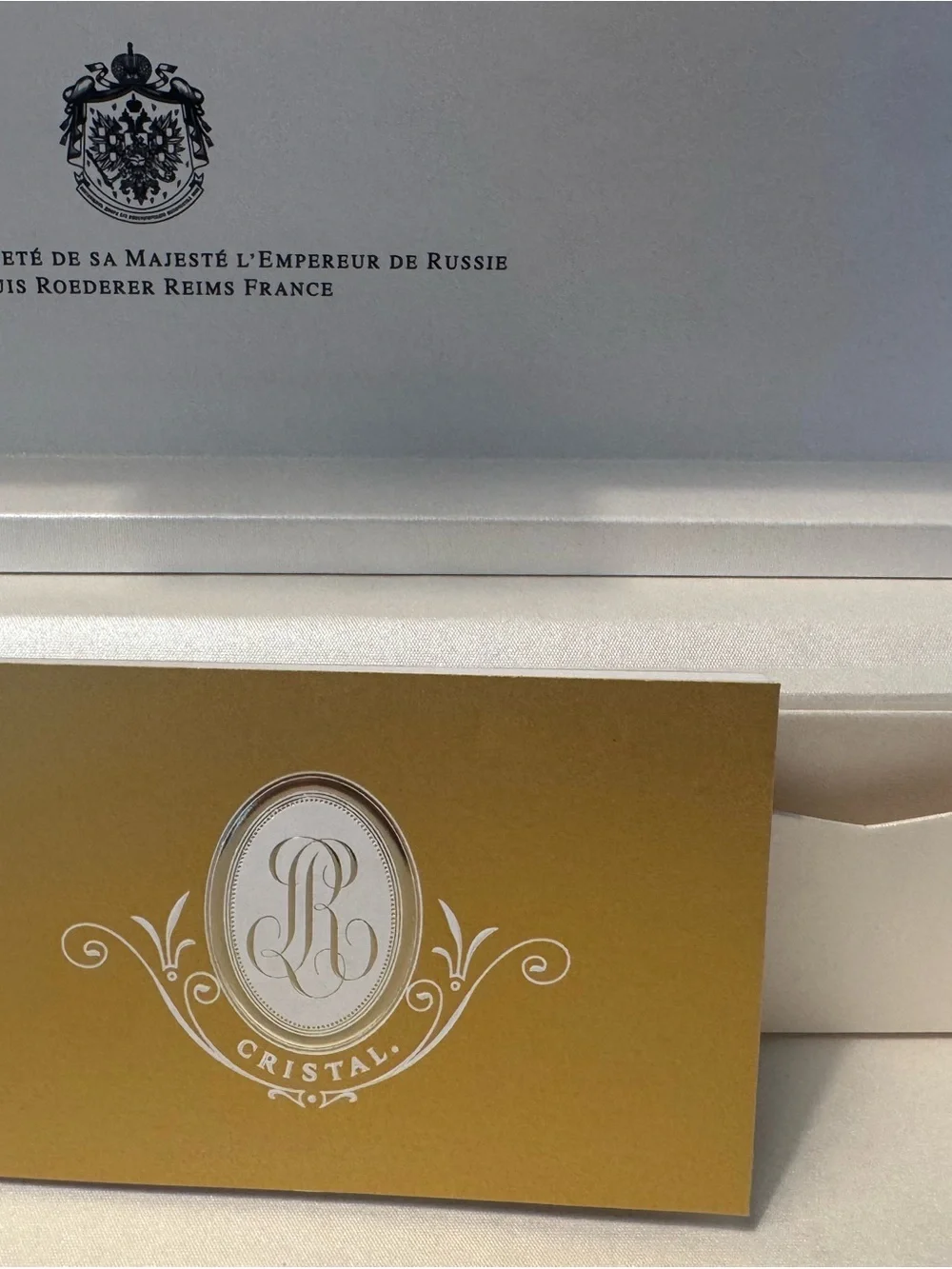 Louis Roederer Cristal 2014 empty box w/Booklet Luxury Gift Case - Picture 8 of 9